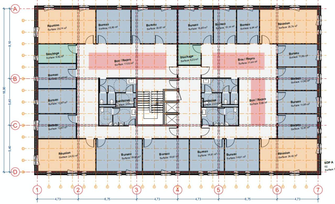 Bureau Tours 2314m² Vente bureau Tours Indre-et-Loire OVBUR2421374 6